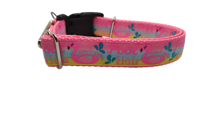 Pool Hair Don't Care Nylon Dog Collar
