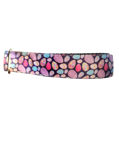 Colorful Easter Eggs Nylon Dog Collar