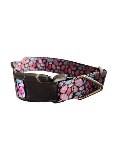 Colorful Easter Eggs Nylon Dog Collar