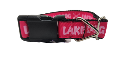 Lake Dog Pink Nylon Dog Collar