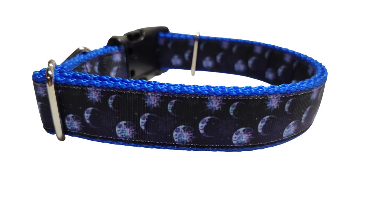 Moon Nylon Dog Collar