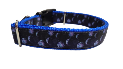 Moon Nylon Dog Collar