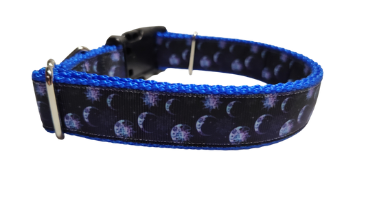 Moon Nylon Dog Collar