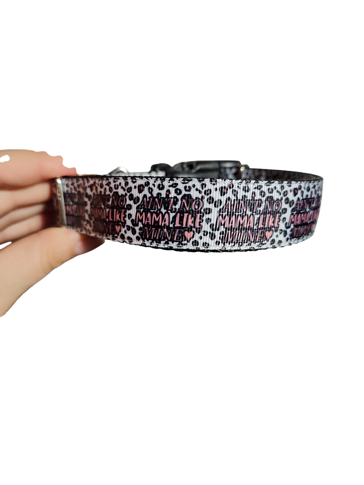 Ain't No Mama Like Mine Nylon Dog Collar