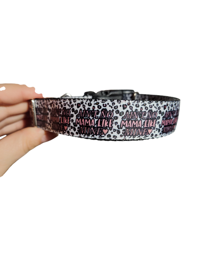 Ain't No Mama Like Mine Nylon Dog Collar