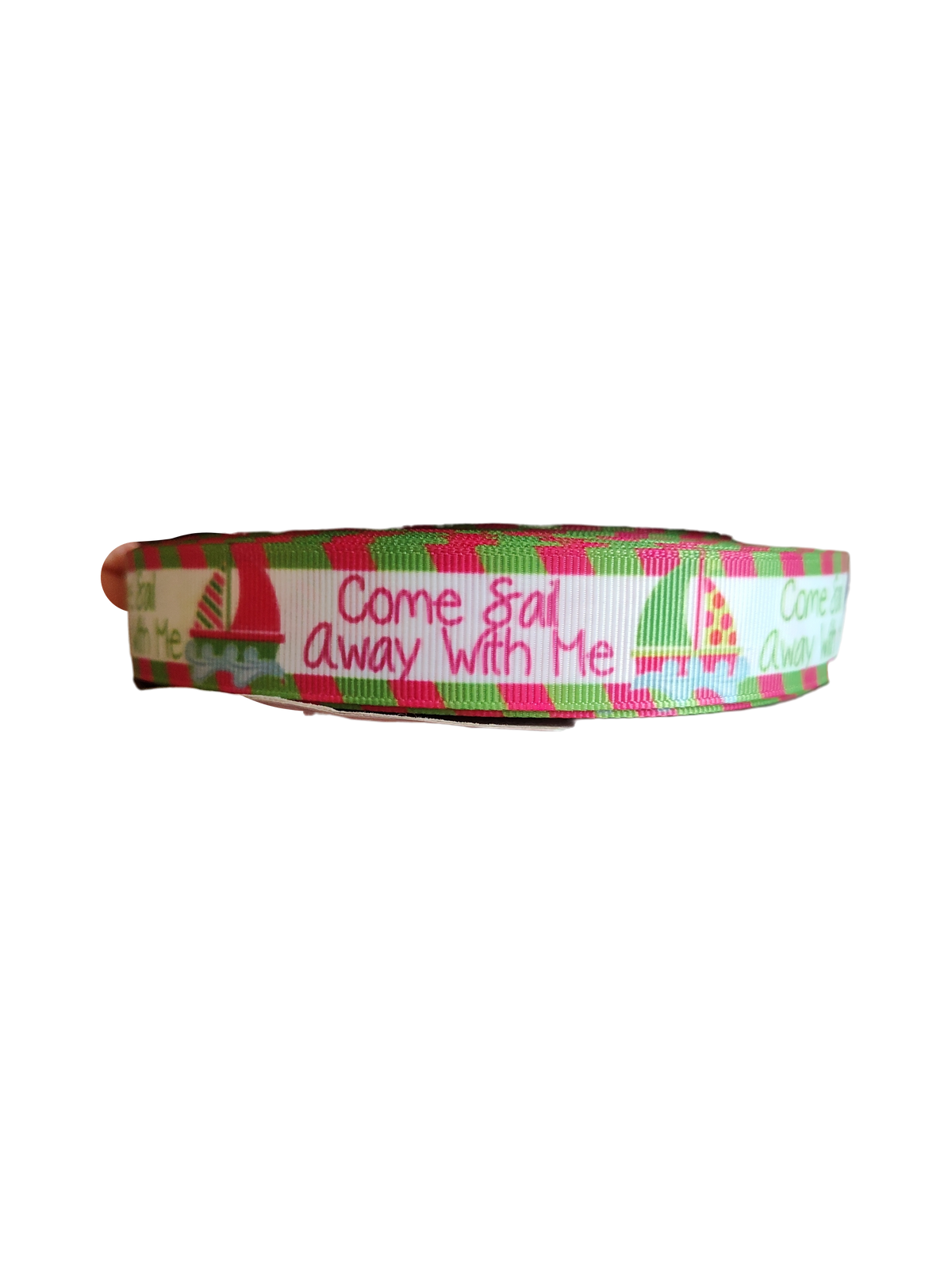 Come Sail Away With Me Nylon Dog Collar