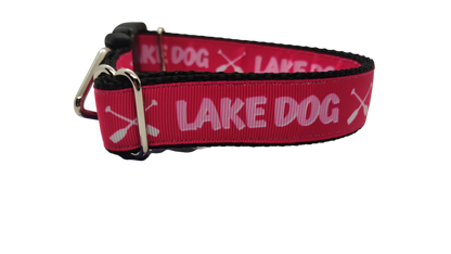 Lake Dog Pink Nylon Dog Collar