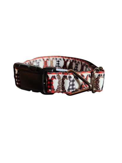 Patterned Bunnies Easter Nylon Dog Collar