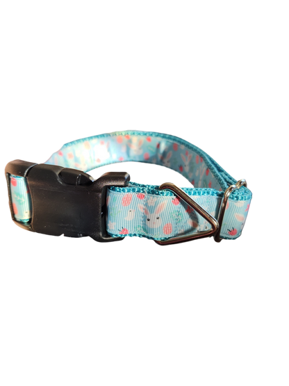 Bunnies & Chicks Nylon Dog Collar