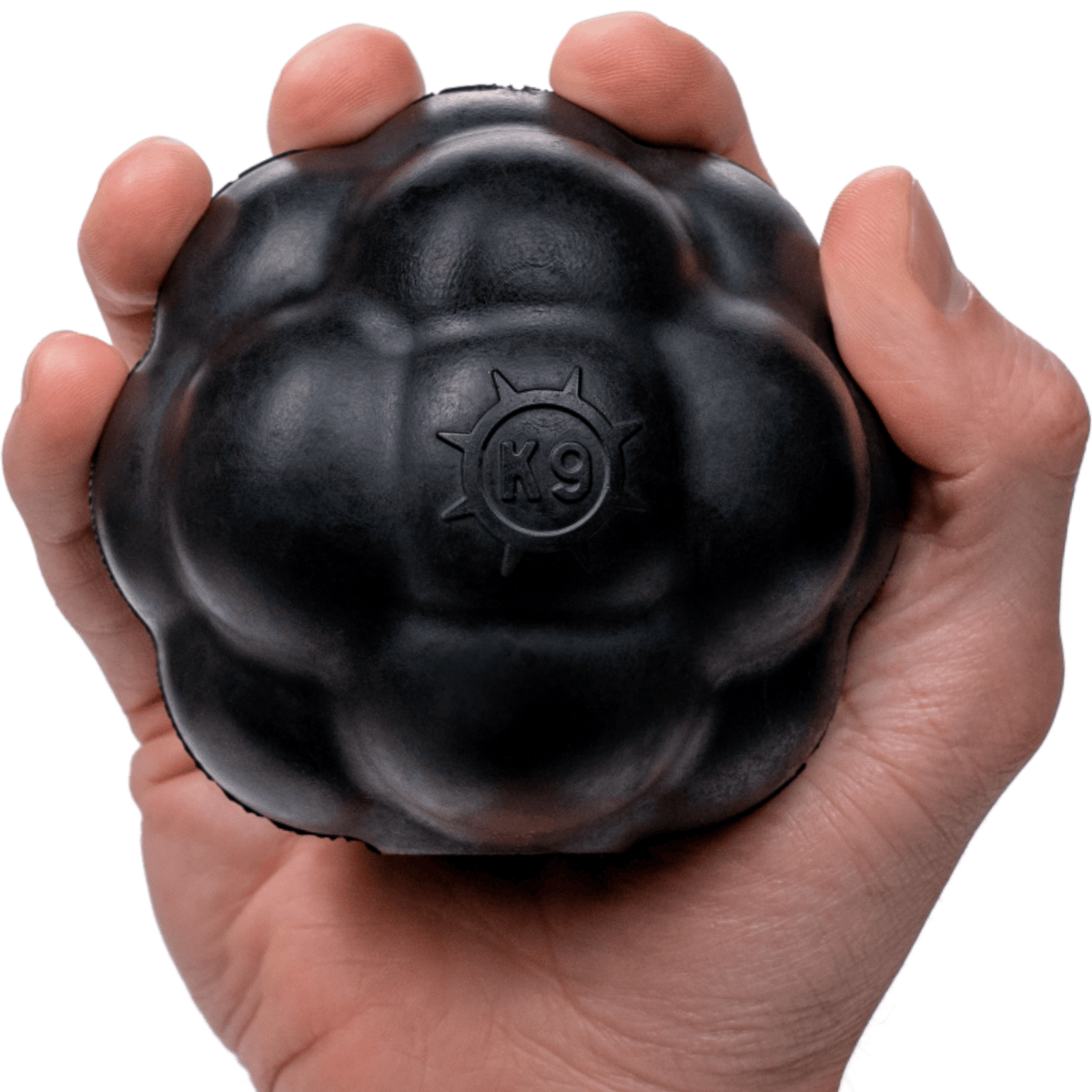 Natural Rubber Rumble Ball Dog Toy for Strong Chewers