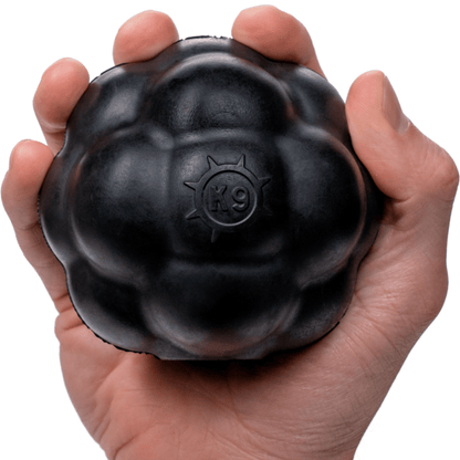 Natural Rubber Rumble Ball Dog Toy for Strong Chewers