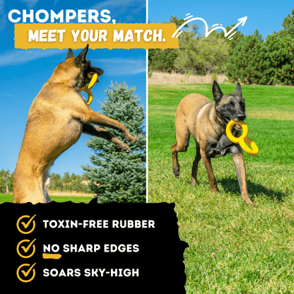 Tug Chain Heavy-Duty Rubber Tug Toy for Dogs