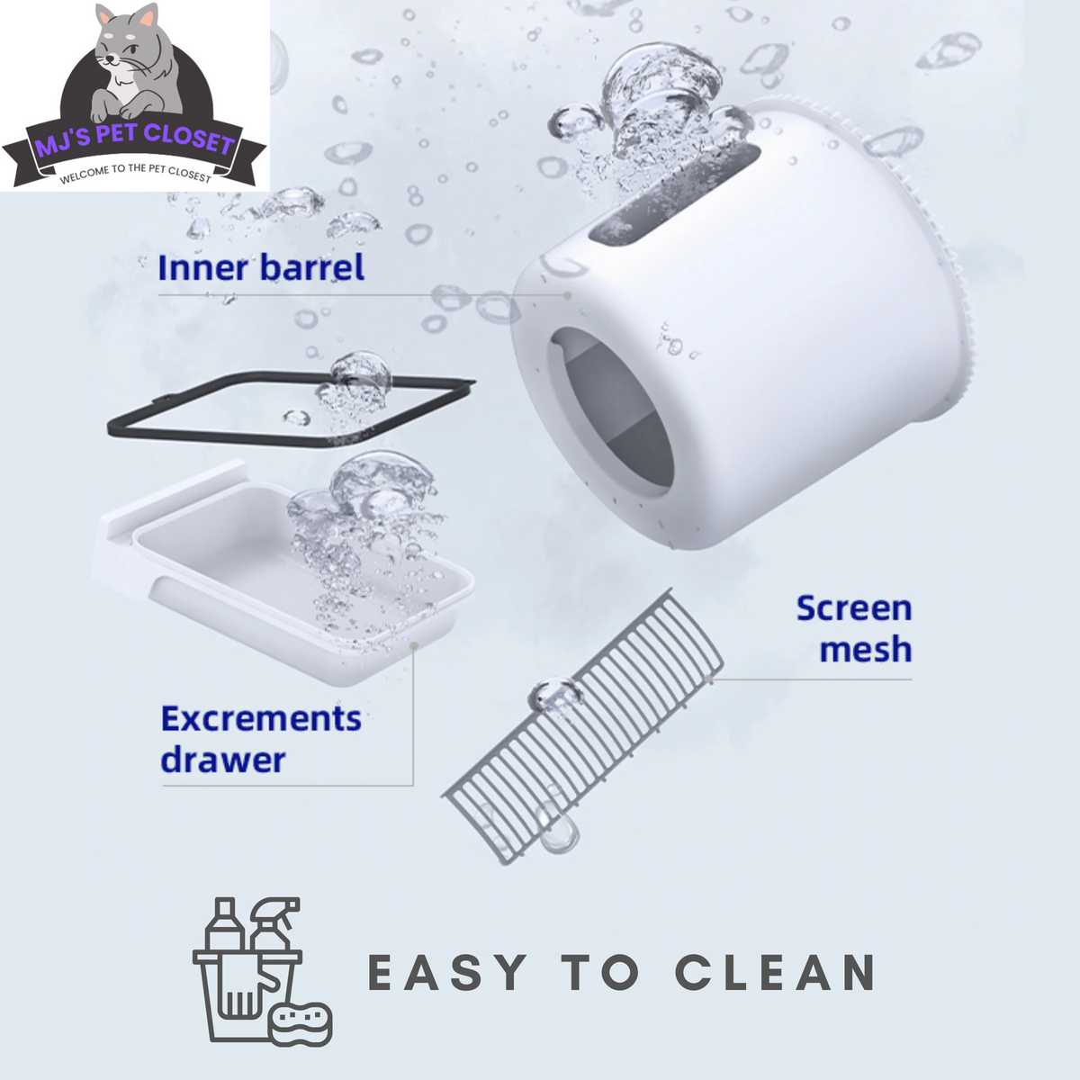 Purrclean Self-Cleaning Cat Litter Box with Wi-Fi