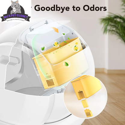 Smart Self-Cleaning Cat Litter Box with App Control