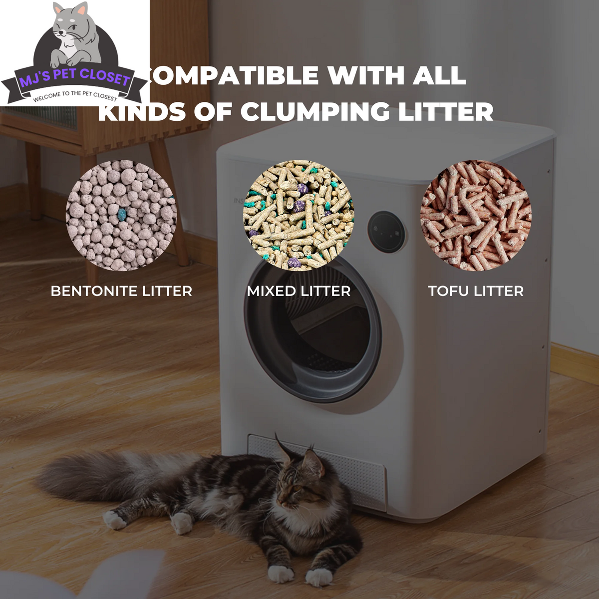 Purrclean Self-Cleaning Cat Litter Box with Wi-Fi