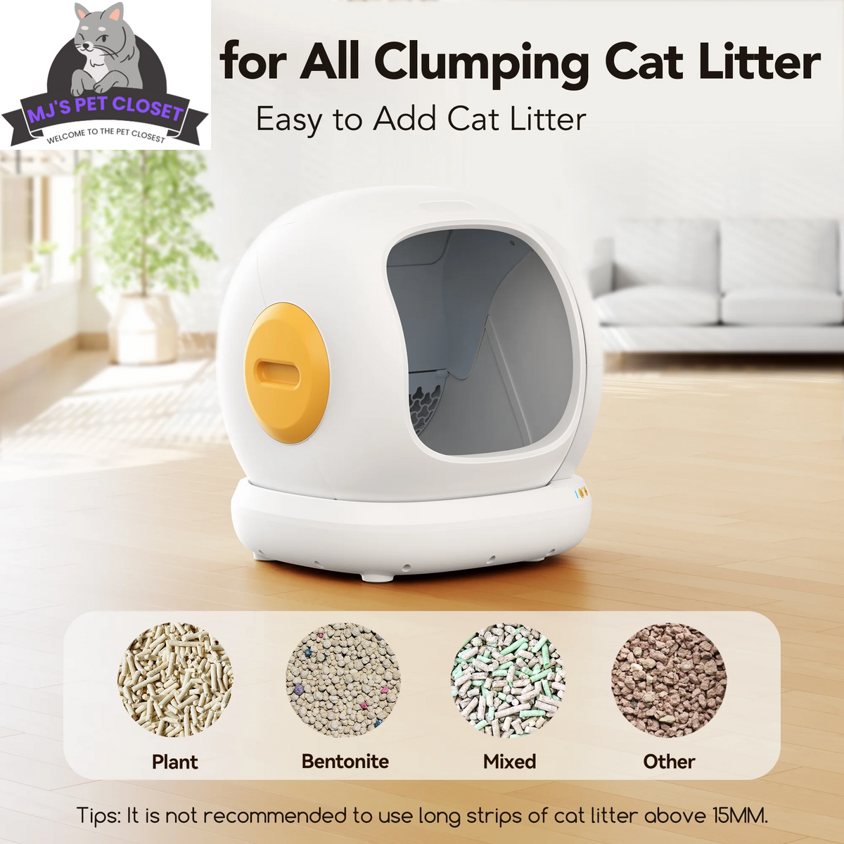 Smart Self-Cleaning Cat Litter Box with App Control