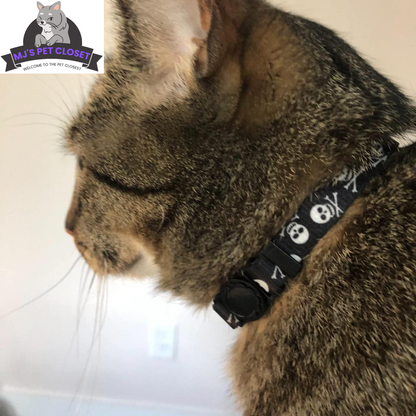 Breakaway Cat Collars, Skull Design, 2 Pack