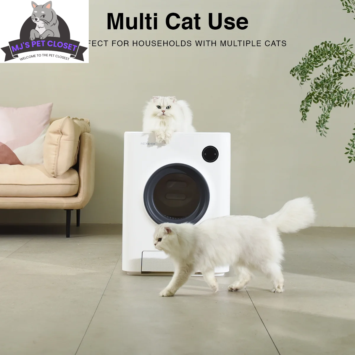 Purrclean Self-Cleaning Cat Litter Box with Wi-Fi