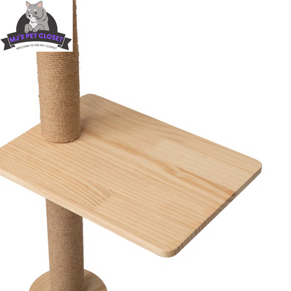 Wall-Mounted Cat Climbing Tower, 7 Pieces