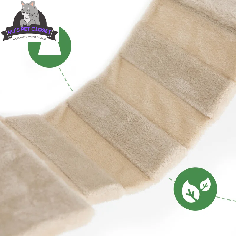 Wall-Mounted Cat Climbing Tower, 7 Pieces