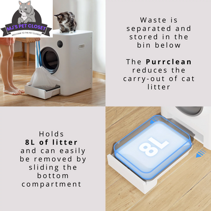 Purrclean Self-Cleaning Cat Litter Box with Wi-Fi
