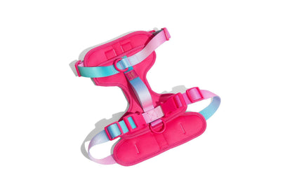 Stasia – No-Pull Pink Dog Harness, 3 Leash Rings